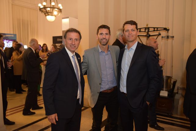 Diego Lerini, Lucas Arriola y Hugo Grassi
