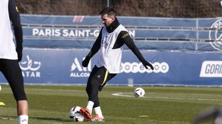Messi trabajó a la par de sus compañeros pensando en el partido de este sábado ante Nantes.