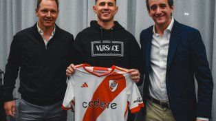 River presentó a Adam Bareiro.&nbsp;