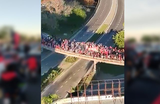 Las caravanas de hinchas de Colón desbordó la ciudad este domingo con los festejos y bocinazos.&nbsp;