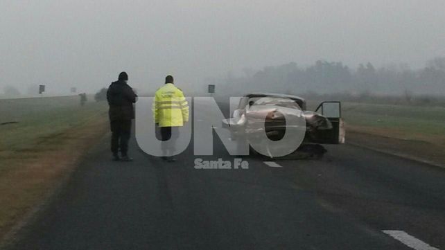 Funes: choque fatal en la autopista Rosario - Córdoba