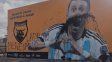 El mural de homenaje a Ángel Di María sufrió vandalismo: arrojaron pintura y escribieron una frase agraviante