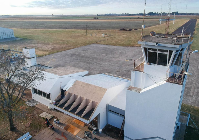 Realizan obras de refacción en el aeródromo de Venado Tuerto