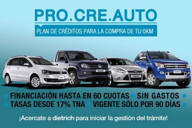 Procreauto: cuál es el precio oficial de los nuevos modelos