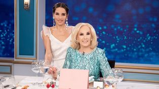 Mirtha Legrand y Juana Viale en La noche de Mitha