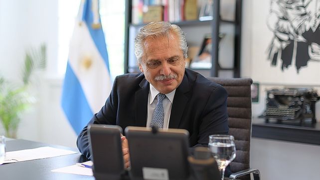 El presidente Alberto Fernández