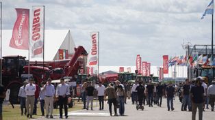 Expoagro abrió sus puertas este martes y se llenó de productores agropecuarios.