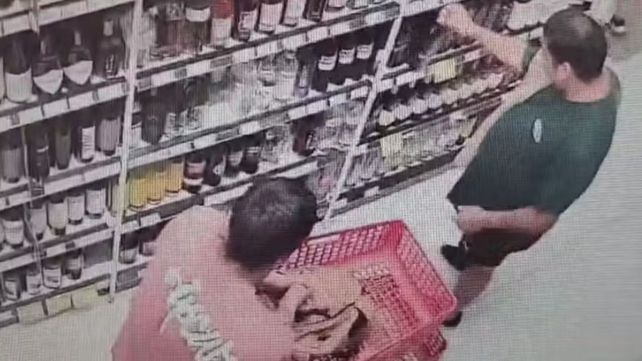 La captura del video por el que fueron acusados los turistas argentinos.&nbsp;