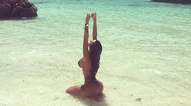 ¡Te mata! El madrilista confirmó su romance con la modelo Aurah Ruiz