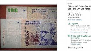 Los billetes están cotizados hasta cinco veces de su valor nominal.