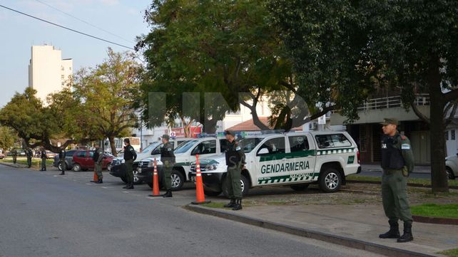 Megaoperativo de las fuerzas de seguridad nacionales y de la policía en la ciudad