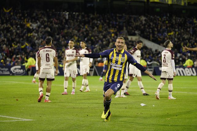 En su primer partido tras el regreso, Maco Ruben anotó el tanto del empate, contra Lanús.