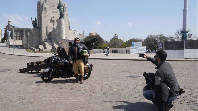 El Monumento a la Bandera, el ícono de Rosario, punto de atracción para los turistas.