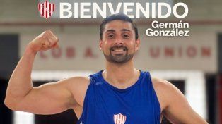 Unión sigue armando su plantel y anunció a Germán González