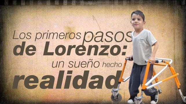 Los primeros pasos de Lorenzo: un sueño hecho realidad