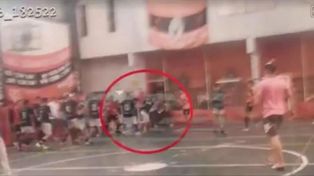 El video del momento de la salvaje agresión al técnico de futsal que murió por la paliza