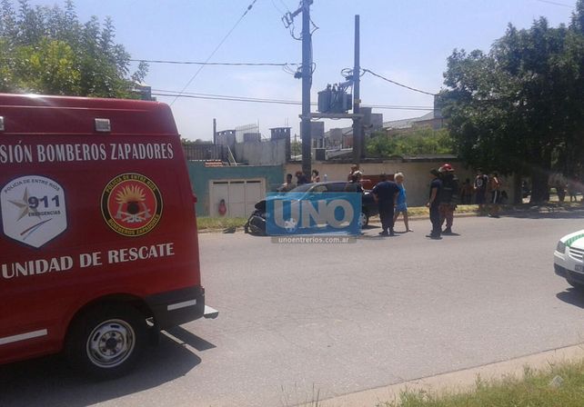 El choque en Artigas dejó una mujer herida y a muchos sin la siesta