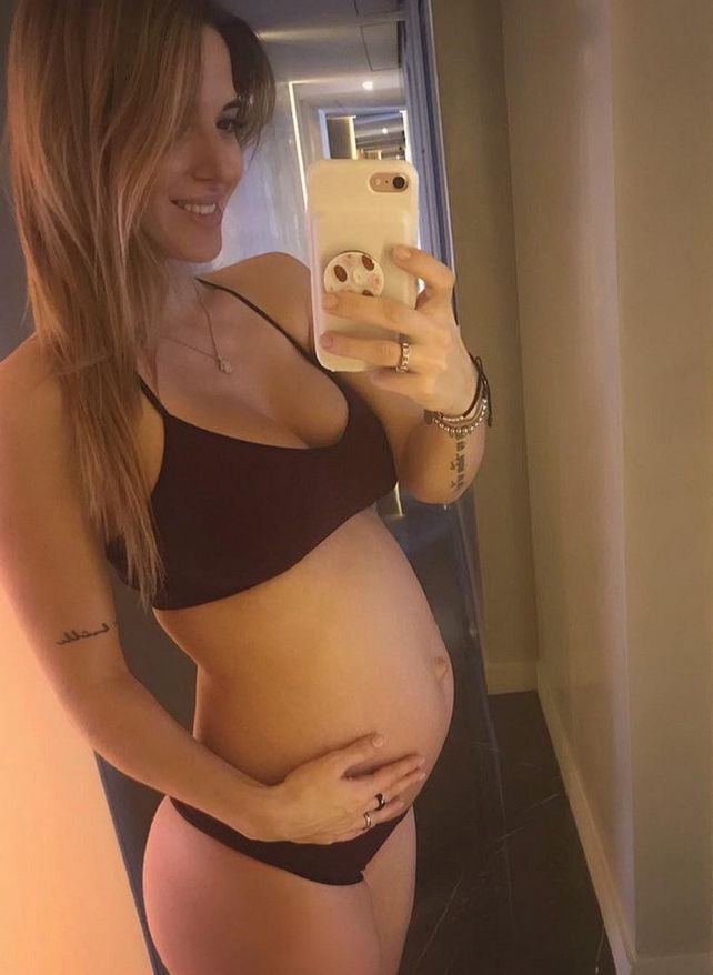 Jésica Cirio y una tierna foto de su beba movediza