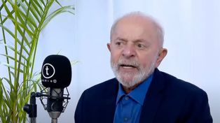 Lula durante el reportaje radial de este jueves en el que habló sobre Venezuela.