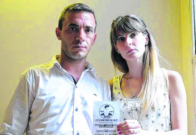 padres del dolor. Fernando Aguinaco y Eliana Passada