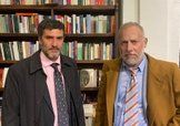 Gustavo Irigoyen y Marcos Cella asumieron la defensa del productor estafado.