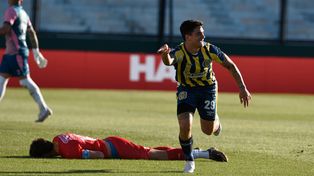 Gritalo, goleador. Luca Martínez Dupuy marcó un gol en Sarandí y además fue una de las figuras de Central.