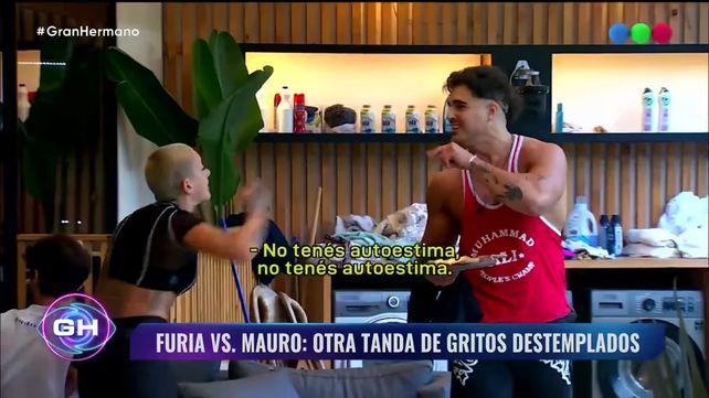 Imágenes de la violenta pelea entre Furia y Mauro
