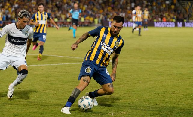 El volante canalla dijo que en la previa estaba nervioso, pero que todo se le pasó cuando tocó la primera pelota.