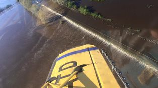 Más de mil evacuados por la histórica inundación en la localidad bonaerense de Salto