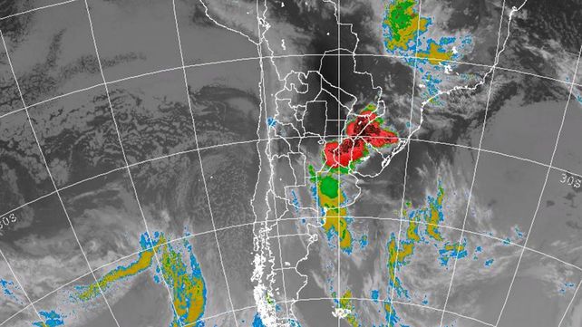 Rige un alerta por tormentas fuertes para Entre Ríos y nueve provincias