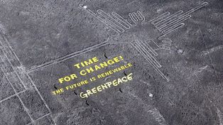 Perú denunció a Greenpeace por invadir la zona protegida en las líneas de Nasca