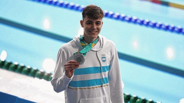 &nbsp;Ulises Saravia le dio a la natación argentina su segunda medalla en Santiago.