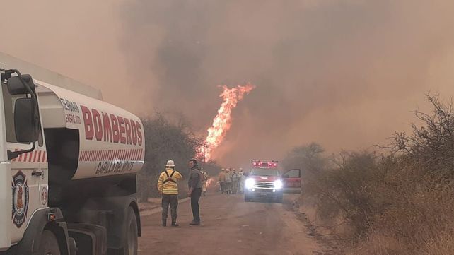 Graves incendios forestales en las Sierras de Córdoba