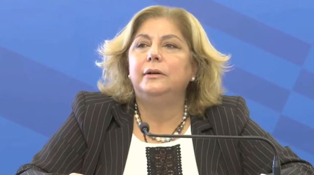 La ministra de Salud