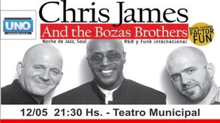 Te invitamos a disfrutar del más sofisticado Jazz con Chris James