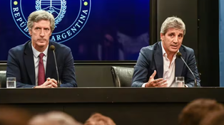 Caputo y Bausili dieron una conferencia de prensa sorpresiva