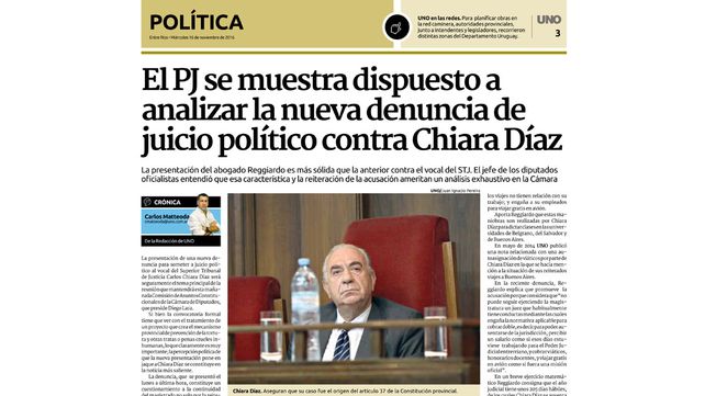 Decisión. Bahillo anticipó la determinación de investigar al juez al que habían salvado tres meses antes.&nbsp;