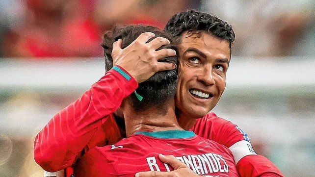 Portugal ganó y Ronaldo marcó un doblete.