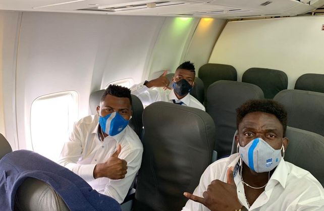 Emelec viajó con 38 personas para medirse con Unión en la ida de la Sudamericana.