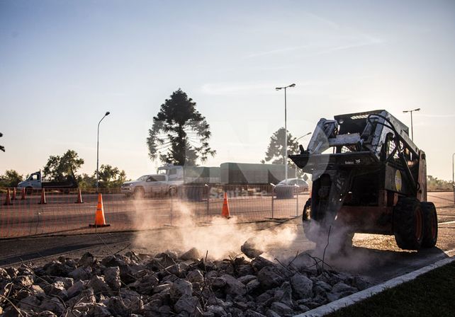 Continúan los trabajos de reparación de los accesos al Túnel Subfluvial