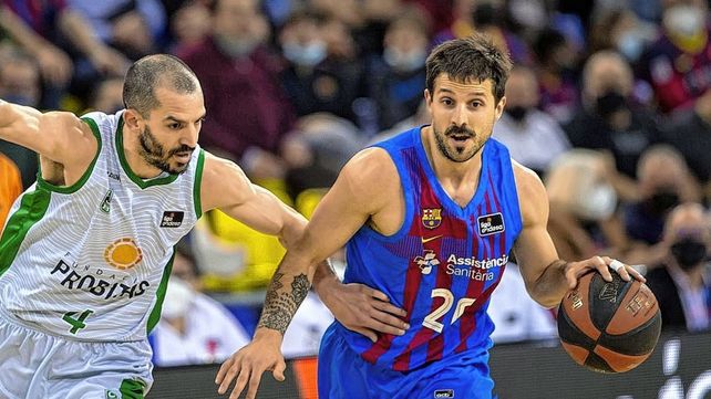 Nicolás Laprovíttola volvió a ser figura en la victoria de Barcelona por la Liga ACB de España.&nbsp;