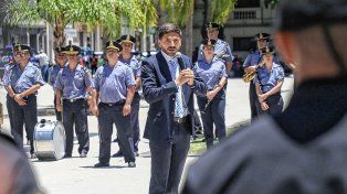 El gobernador Maximiliano Pullaro.