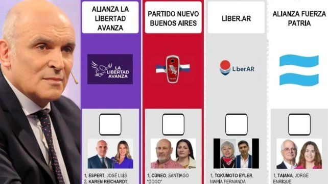 Espert aparecerá en las boletas por falta de tiempo para reimprimir.