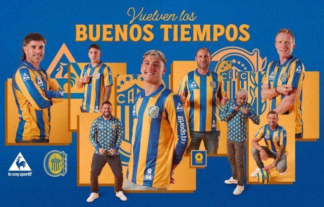 El lanzamiento que hizo Central tuvo como modelos a cuatro futbolistas actuales y cuatro que fueron campeones de la Conmebol.