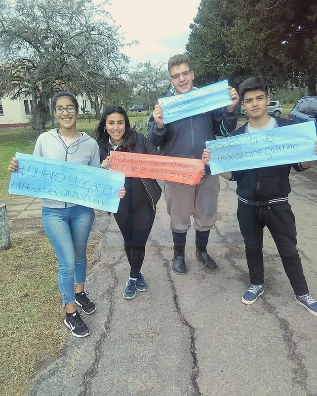 Reclamo. Los alumnos quieren asistir a clases&nbsp;