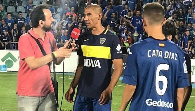 El Cata Díaz ascendió en España y lo festejo de una manera particular