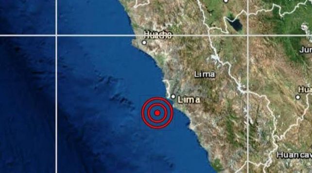 Hubo un fuerte sismo en Lima y la costa central de Perú