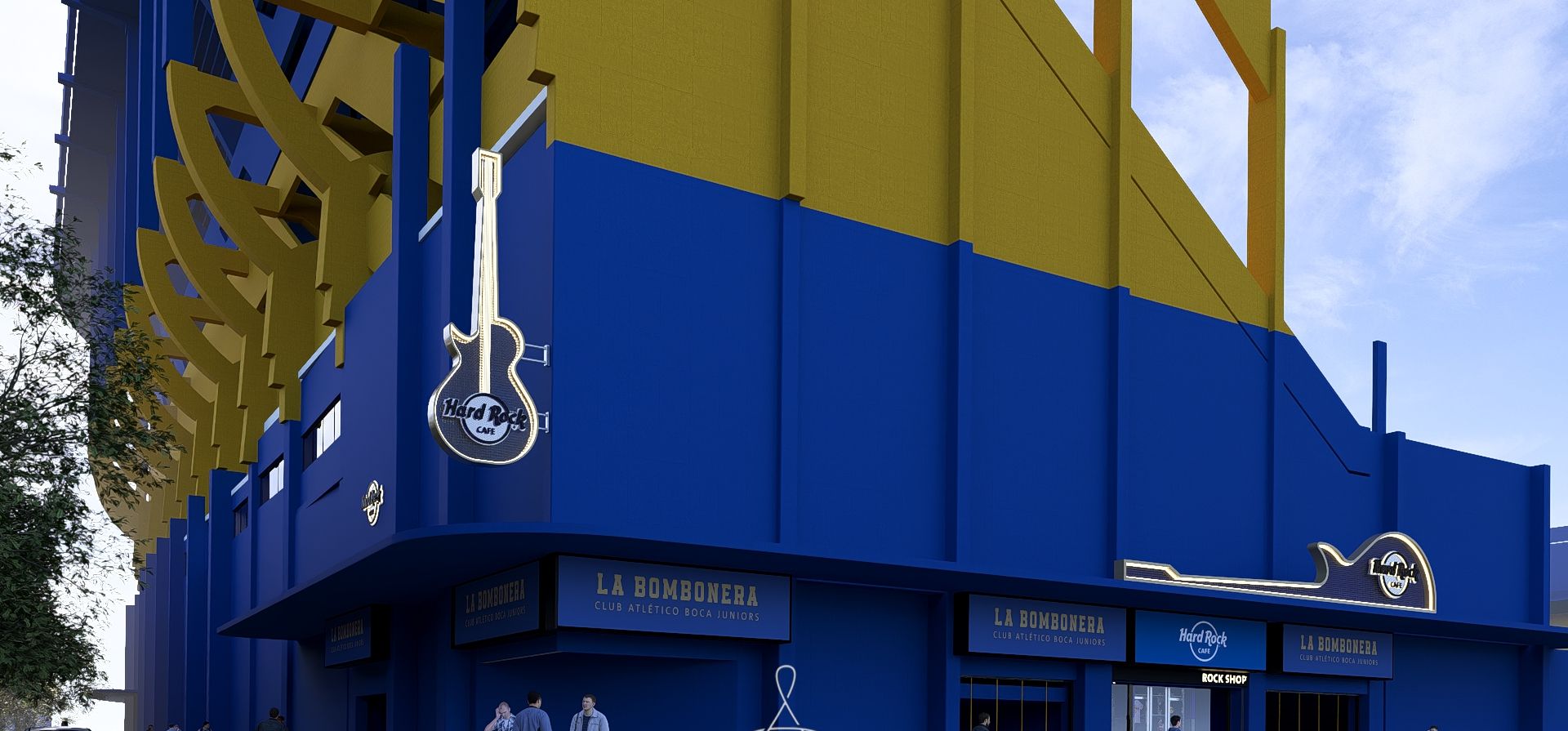 Así será el Hard Rock en la Bombonera que diseñaron arquitectos rosarinos