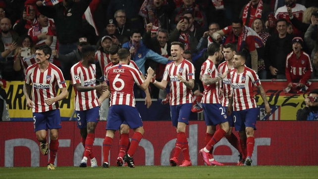 Atlético de Madrid dio el golpe y se quedó con el duelo de ida ante Liverpool