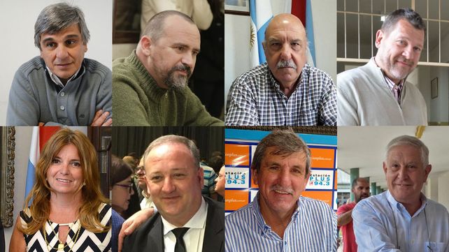 Dalmolín (Federación); Genre Bert (La Paz); Amavet (Uruguay); Gay (Concordia); Gieco (Diamante); Santa Cruz (Colón); Kloss (Paraná); Maradey (Gualeguaychú)
